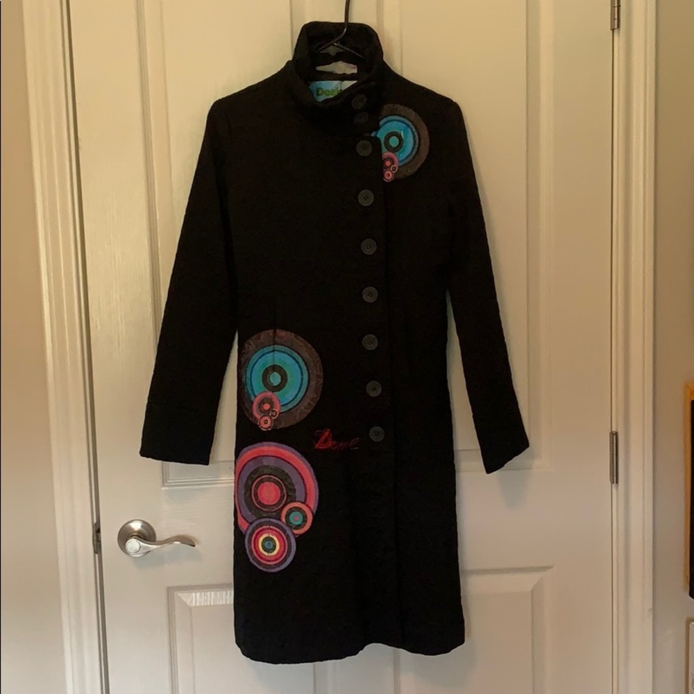 Beautiful Desigual Coat Size 40 ☀️